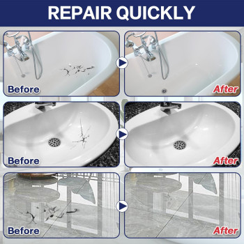 Porcelain Repair Kit Tub And Tile Repair Kit Super Strong And Persistent Bathtub Repair Kit Quartz Countertop Repair Kits For