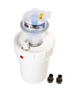 Assembled Quick Click Dust Separator With 12 Gallon Locking Collection Bin And Air Relief