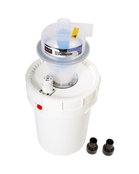 Assembled Quick Click Dust Separator With 12 Gallon Locking Collection Bin And Air Relief