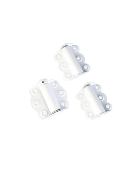 Qcaa Door Spring Hinges 234 Each Set Including 2 Pcs Self Closing And 1 Pc Adjustable Self Closing Door Hinge White 1 Se