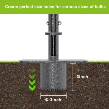 Dolibest Sod Plugger Turf Cutter And Grass Plugger Tool With Dual Pedals Sharp Serrations And Nonslip Soft Rubber Grip Handl