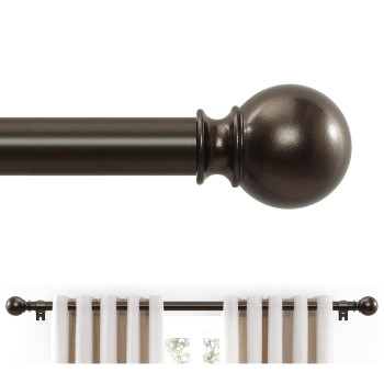 Bronze Curtain Rods 48 To 84 Inches47 Feet 58 Inch Splicing Drapery Rods Small Curtain Rods Set Size 3688 Bronze