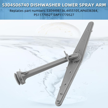 5304506740 Dishwasher Center Wash Arm Fit For Frigidaire Crosley Dishwasher 5304506740 Dishwasher Spray Arm Replaces 53044981