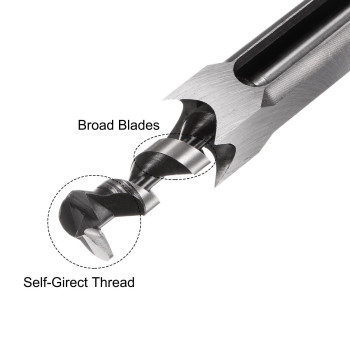 Uxcell Square Hole Drill Bit 1 Highcarbon Steel Hollow Chisel Mortise Power Tool For Woodworking