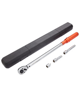 Vevor Torque Wrench 12Inch Drive Click Torque Wrench 25250Ftlb34340Nm Dualdirection Adjustable Torque Wrench Set Mech