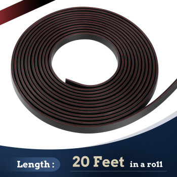 20Ft U Channel Rubber Edge Trim Black Vinyl Edge Trim Selfadhesive Plastic Edge Trim Edge Protector For Sheet Metal Glasses