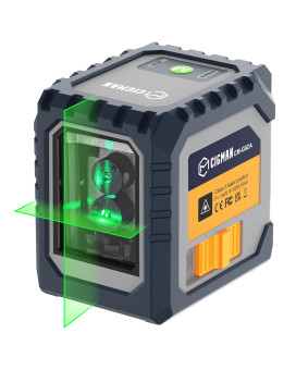 Laser Level Rechargeable Cigman G02A Green Selfleveling Cross Line Laser Level With Horizontal And Vertical Lines Selectable