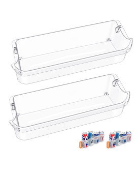 2 Pack Upgraded 241505301 Door Bin Compatible With Frigidaire Refrigerator Door Shelf Replacement Parts Ap3769131 Fghc2331Pfaa