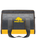 Pretec 12 Inch Small Tool Bag Wide Mouth Tool Tote Bag Waterproof Tool Organizer Bag For Home Organizer For Indoor And Outdoor