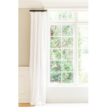 Blasthome Luxury Curtain Rings Premium Metal With Quiet Smooth Nylon Inserts Pinhooks And Clips Included 1 12 Inside D