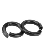 M10 Black Split Lock Washer 188 304 Stainless Steel Black Coating Spring Lock Washer 100Pcs