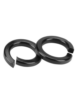 M10 Black Split Lock Washer 188 304 Stainless Steel Black Coating Spring Lock Washer 100Pcs