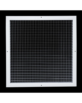 Fits 20X20 Duct Opening Aluminum Eggcrate Return Air Grille Low Noise High Air Flow Rust Proof Vent Cover Grill For Sidew