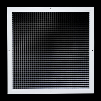 Fits 20X20 Duct Opening Aluminum Eggcrate Return Air Grille Low Noise High Air Flow Rust Proof Vent Cover Grill For Sidew