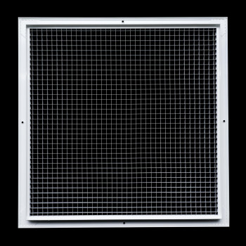 Fits 20X20 Duct Opening Aluminum Eggcrate Return Air Grille Low Noise High Air Flow Rust Proof Vent Cover Grill For Sidew