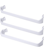 Sikawai 240534901 X 2 240534701 X 1 Refrigerator Door Shelf Rack Bar Compatible With Frigidaire Kenmore Door Retainer Rack B