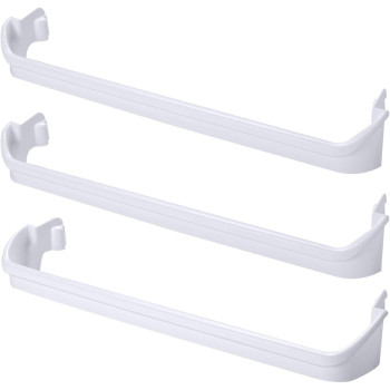 Sikawai 240534901 X 2 240534701 X 1 Refrigerator Door Shelf Rack Bar Compatible With Frigidaire Kenmore Door Retainer Rack B