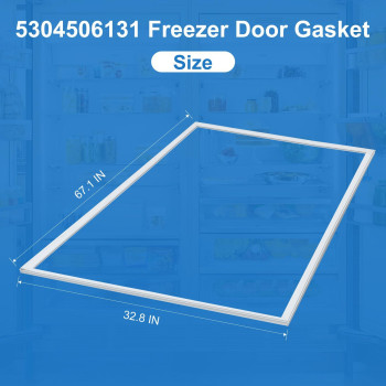 5304506131 Freezer Door Gasket Compatible With Parts Of Frigidaire Crosley Kenmore Tappan Freezer Fffh20F2Qwf Fffh20F2Qwg F