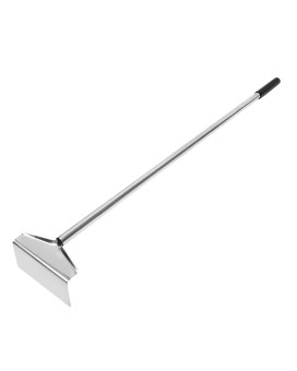 Mydracas Coal Rake Grill Ash Tool Bbq Charcoal Rake Stainless Steel Ash Rake For Pizza Oven 32 Inches