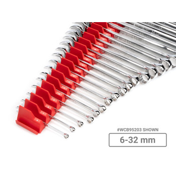 Tekton Stubby And Standard Length Combination Wrench Set With Modular Wrench Organizer 71Piece 14114 In 632 Mm Wcb9