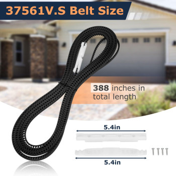 37561Vs Garage Door Opener Belt For 14 Ft High Garage Door Compatible With Genie Silentmax 1000 Silentmax 1200 Intellig 1000