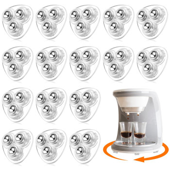 Honoson 16 Pcs Self Adhesive Caster Wheels Appliance Rollers Appliance Sliders For Kitchen Appliances 360 Swivel Universal Wheel