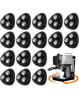 Honoson 24 Pcs Self Adhesive Caster Wheels Appliance Rollers Appliance Sliders For Kitchen Appliances 360 Swivel Universal Wheel