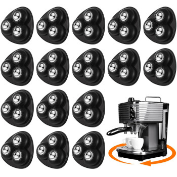 Honoson 24 Pcs Self Adhesive Caster Wheels Appliance Rollers Appliance Sliders For Kitchen Appliances 360 Swivel Universal Wheel