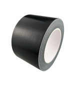 Zellykool Black Duct Tape Wide Duct Tape Heavy Duty 3 Inches X 33 Yards Waterproof No Residue Great For Repairs Packaging