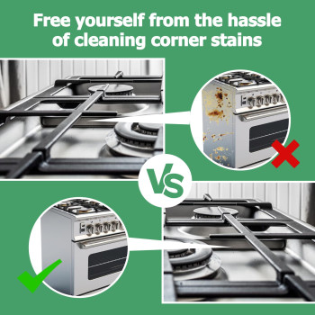 Stove Gap Covers 2 Pack Stainless Steel Stove Gap Filler Adjustable Length From 138 To 275 Stove Gap Guard For Kitchen