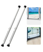 Sliding Door Security Bar 2Pcs 16 To 51 Inch Adjustable Sliding Patio Door Glass Door Window Security Bars Black Portable Slid