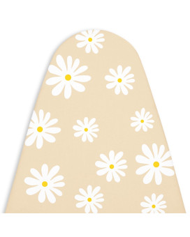 Encasa Ironing Board Covers 42X14 Drawstring Tightening With Thick 3 Mm Felt Padding Easy Fit Scorch Resistant Printed