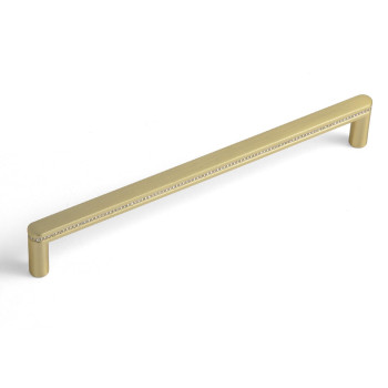 Gooki 6 Pack 7 916 Luxury Brushed Brass Cabinet Pulls With Crystal Accents Enhance Your Space With Opulence Exquisite El