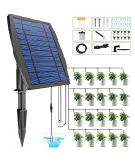 Ipow Upgrade 12 Timer Modes Supports 30 Pots 100 Antisiphoning Solar Irrigation System Automatic Watering System For Balcony