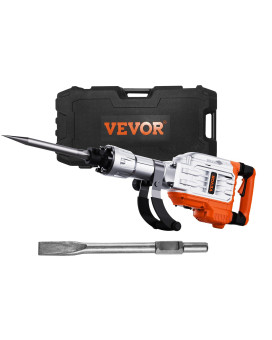 Vevor Demolition Jack Hammer Max 3500W Jack Hammer Concrete Breaker 1900 Bpm Heavy Duty Electric Jack Hammer 2Pcs Chisel With