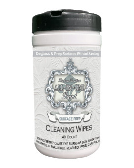 Heirloom Traditions Deglosser Wipes Heavy Duty Degreaser Surface Prep 40Ct