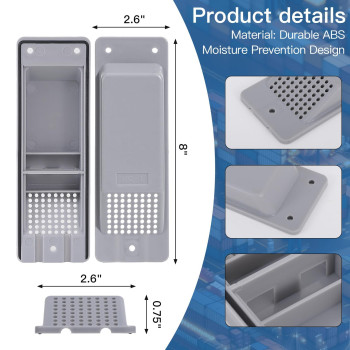 Hoazhoald Shipping Container Air Vent Kit Heavy Duty Shipping Container Accessories Cross Flow Ventilation Kit Reduce Heat Humid