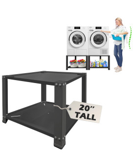 Royxen Laundry Pedestal 28 Wide Universal Fit Washing Machine Base Stand Dryer Base Platform Heavy Duty With 20 Height New