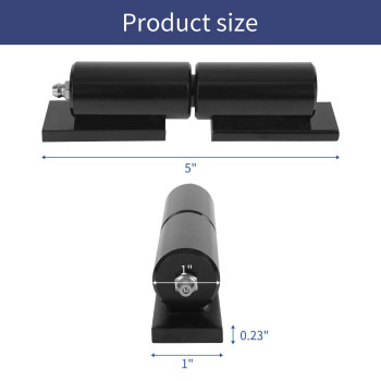 4Set Barrel Gate Hinge 5 Inches Heavy Duty Gate Hinge Weldon Install Fence Gate Hinge 450 Lbs Capacity For Swing Door Trailer