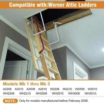 551 Attic Ladder Spreader Hinge Arms Compatible With Werner Models Mk 1 Thru Mk 3 A2208 A2210 A2508 A2510 W2208 W2210 W2508 W2