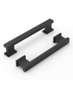 Banqin 10 Pack Black Cabinet Pulls 5Inch Kitchen Cabinet Handles Matte Black Handles For Cabinet Black Kitchen Hardware Dresser