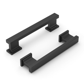 Banqin 20 Pack Black Cabinet Pulls 3Inch Kitchen Cabinet Handles Matte Black Handles For Cabinet Black Kitchen Hardware Dresser