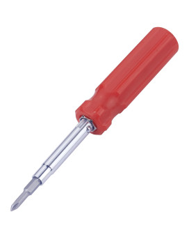 6In1 Flat Head Phillips Reversible Screwdriver 1 And 2 Phillips 316 And 516 Slotteds 14 516 Nut Driver Bit Tube