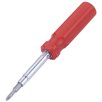 6In1 Flat Head Phillips Reversible Screwdriver 1 And 2 Phillips 316 And 516 Slotteds 14 516 Nut Driver Bit Tube