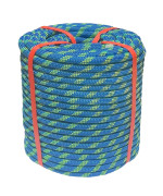 Arborist Rigging Rope 12 In X 200 Ft Blue Bull Rope Polyester Braided Arborist Rope 12 Inch 48 Strands 200 Feet For Various Ou