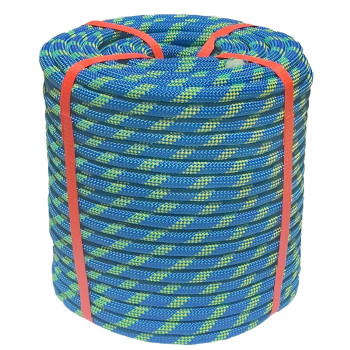 Arborist Rigging Rope 12 In X 200 Ft Blue Bull Rope Polyester Braided Arborist Rope 12 Inch 48 Strands 200 Feet For Various Ou