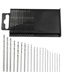 Biaungdo 0316Mm Mini Micro Drill Bit Set 20 Pcs Hss Tiny Drill Bits Shank Twist Drill Bits Diy Kit Rotary Hand Tools For Dri