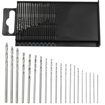 Biaungdo 0316Mm Mini Micro Drill Bit Set 20 Pcs Hss Tiny Drill Bits Shank Twist Drill Bits Diy Kit Rotary Hand Tools For Dri