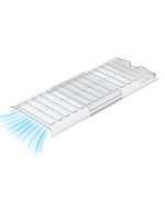 Air Vent Extender For Under Furniture Floor Vent Deflector For Floor Register Up To 12 Wide Extends From 1733 12Inch H