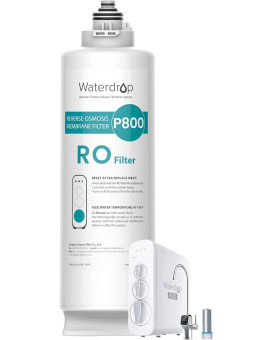 Waterdrop Wdg3P800N2Ro Filter Replacement For Wdg3P800W Tankless Reverse Osmosis System Reduce Pfas 2Year Lifetime